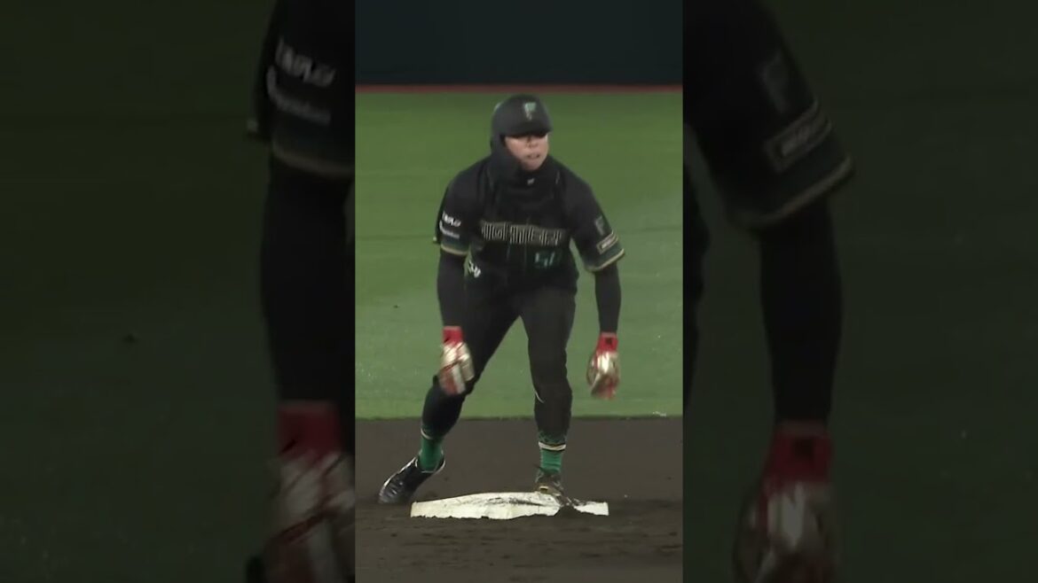 強風に負けじと！#万波中正 26歳バースデーヒット㊗️🎂#五十幡亮汰  快足盗塁💨 4月7日#イーグルス #ハイライト