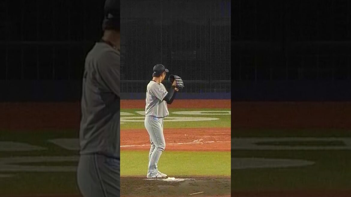 千葉ロッテマリーンズの好投手•唐川投手から小西選手の会心の一撃！