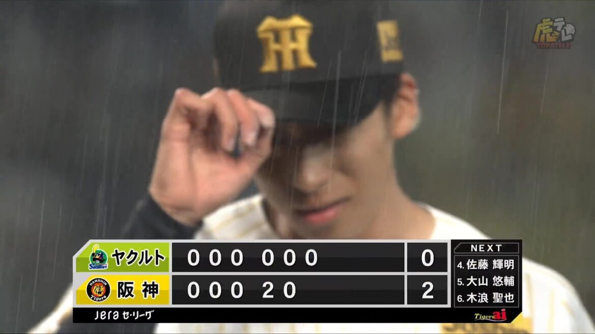 【雨中の力投】6回表 #茨木秀俊 投手は代打宮本選手を空振り三振！二死満塁のピンチを切り抜ける！【2026/4/9 Ｔ－Ｓ 】