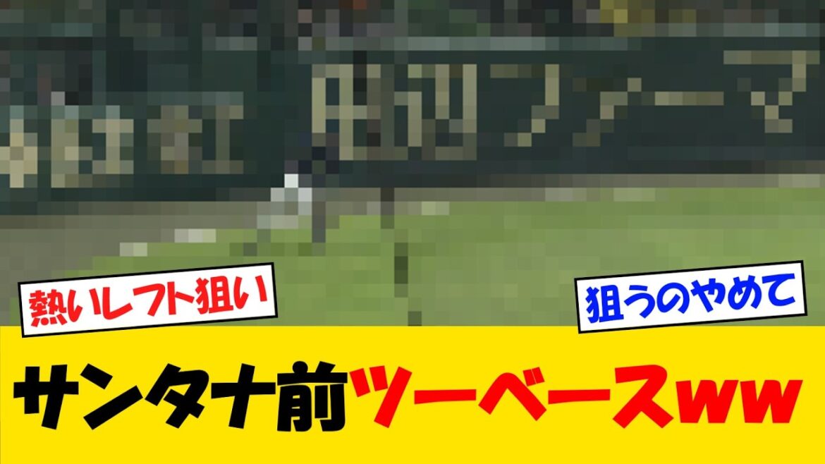 【レフト】サンタナ前ツーベースｗｗｗ【野球情報】【2ch 5ch】【なんJ なんG反応】【野球スレ】