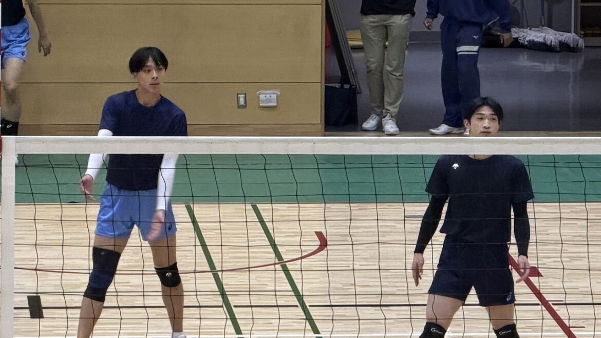 #岩下将大  #中上烈  早稲田vs順天堂 第1セット sprout camp #バレーボール #japanvolleyball  #volleyball