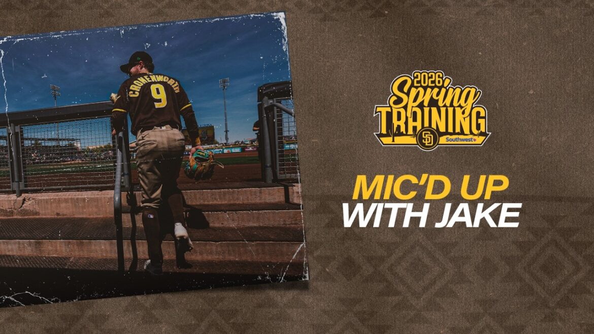 On Field Mic’d Up with Jake Cronenworth