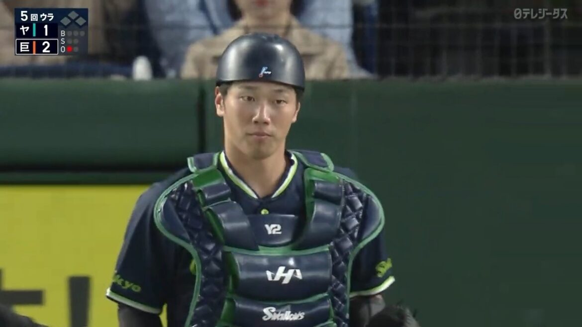 【ヤクルト】スタメンマスク“古賀優大”2安打1打点＆好守備