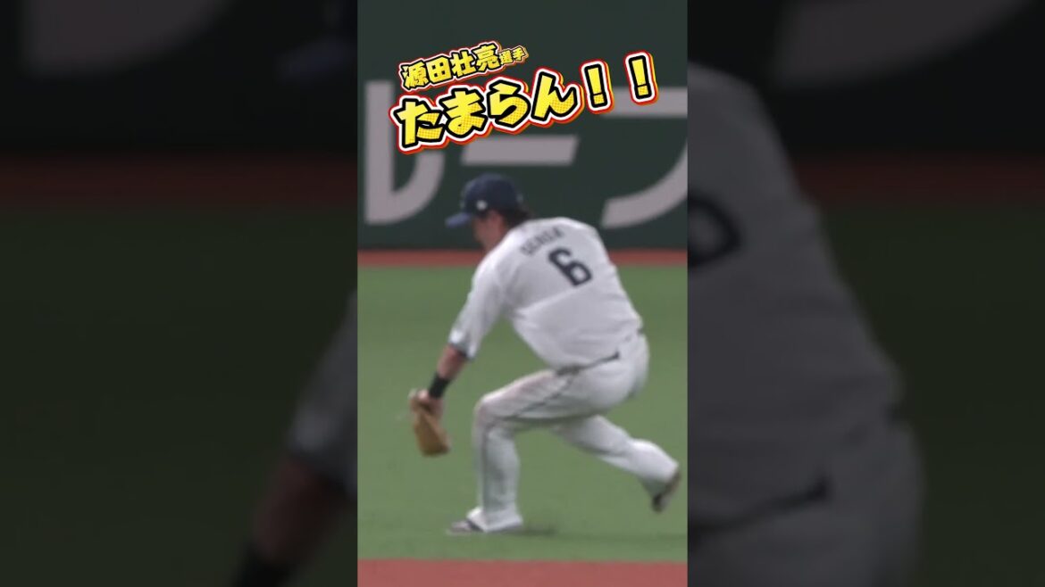 【たまらん！】#源田壮亮 選手のファインプレー！【2026/4/11】#seibulions