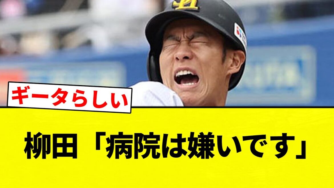 【ちゅにどらは嫌いです】柳田「病院は嫌いです」【プロ野球反応集】【2chスレ】【なんG】