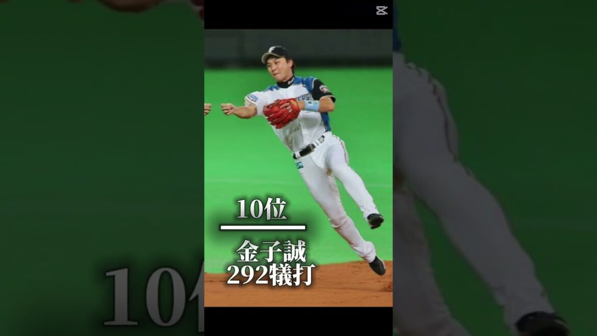 プロ野球通算犠打ランキング#プロ野球 #バント #川相　#今宮健太 #菊池涼介 #石井琢朗 #宮本慎也 #大島公一 #ランキング #平野謙　#犠打　#npb