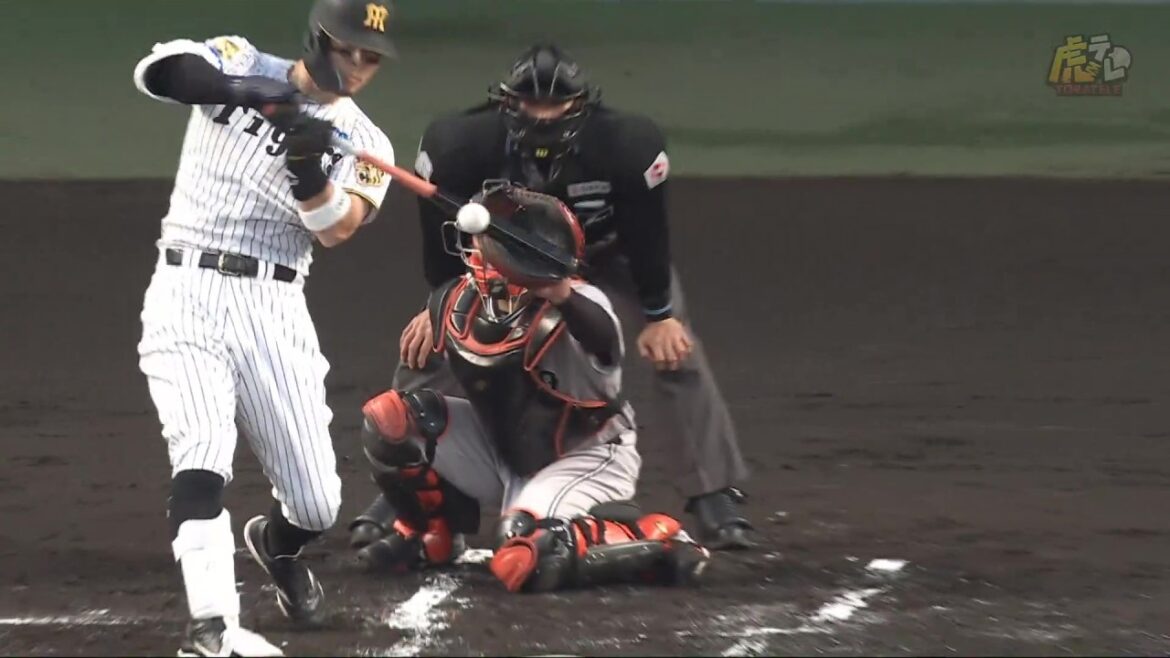 【驚愕のパワー】1回裏 #佐藤輝明 選手が高めの球を振り抜きセンター右へ第4号ツーランホームラン！【2026/4/16 Ｔ－Ｇ 】