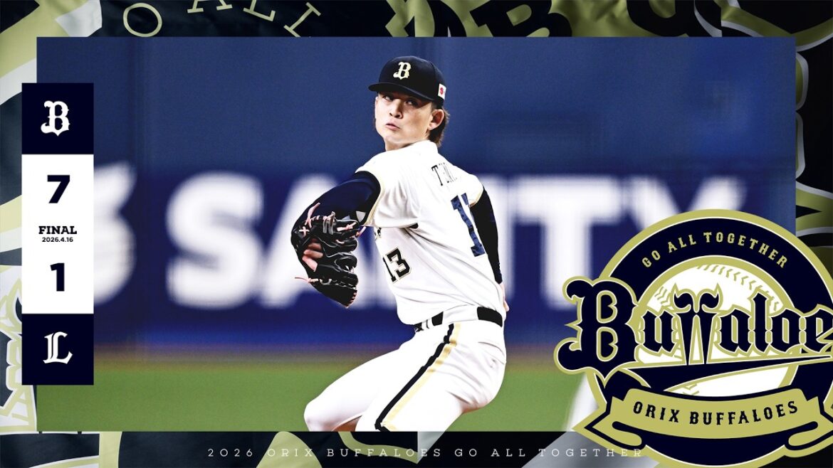 【寺西が6回1失点の力投で今季初白星！紅林が2本の適時二塁打を放ち快勝】オリックス・バファローズ vs 埼玉西武ライオンズ 6回戦