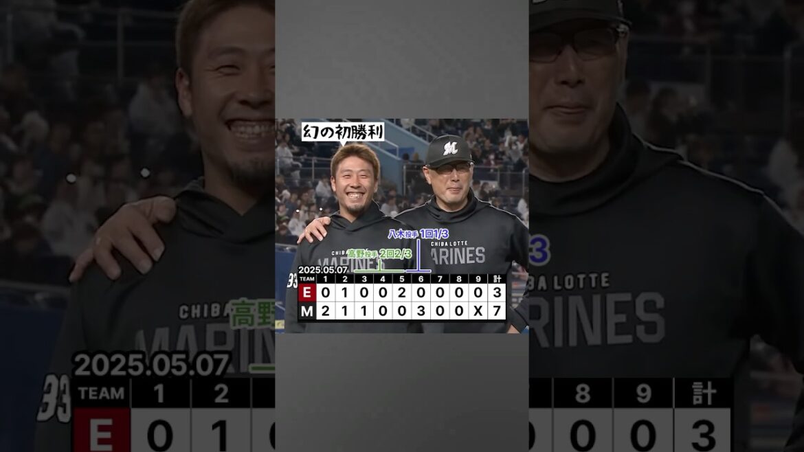 【正真正銘の】八木彬投手、プロ初勝利！#chibalotte