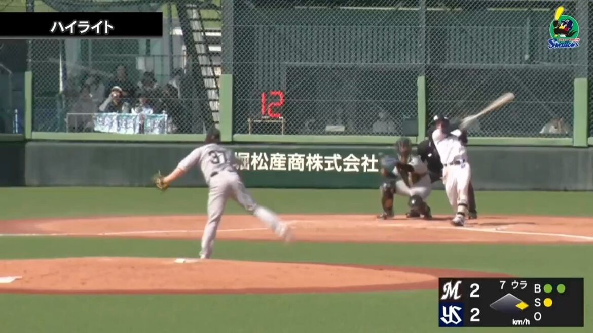 【ファームハイライト】4月18日  東京ヤクルトスワローズvs千葉ロッテマリーンズ(戸田球場)