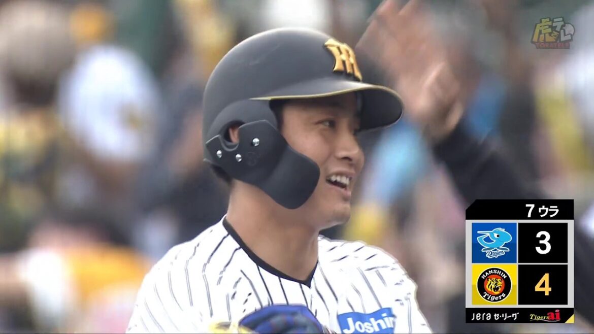 【もぎ取る】7回裏、 #木浪聖也 選手のライト勝ち越しタイムリーヒットでリードを奪う【2026/4/18 Ｔ－Ｄ】