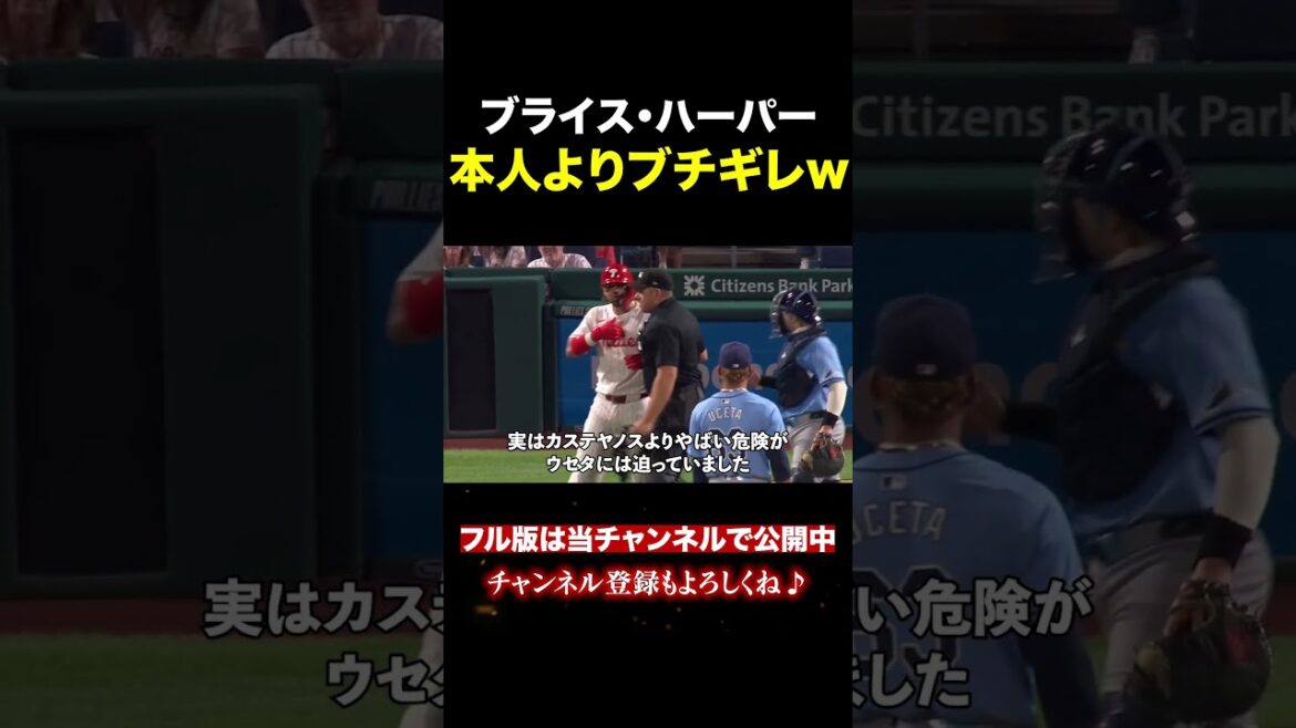 当たってないのにブチギレるハーパーがヤバすぎるw