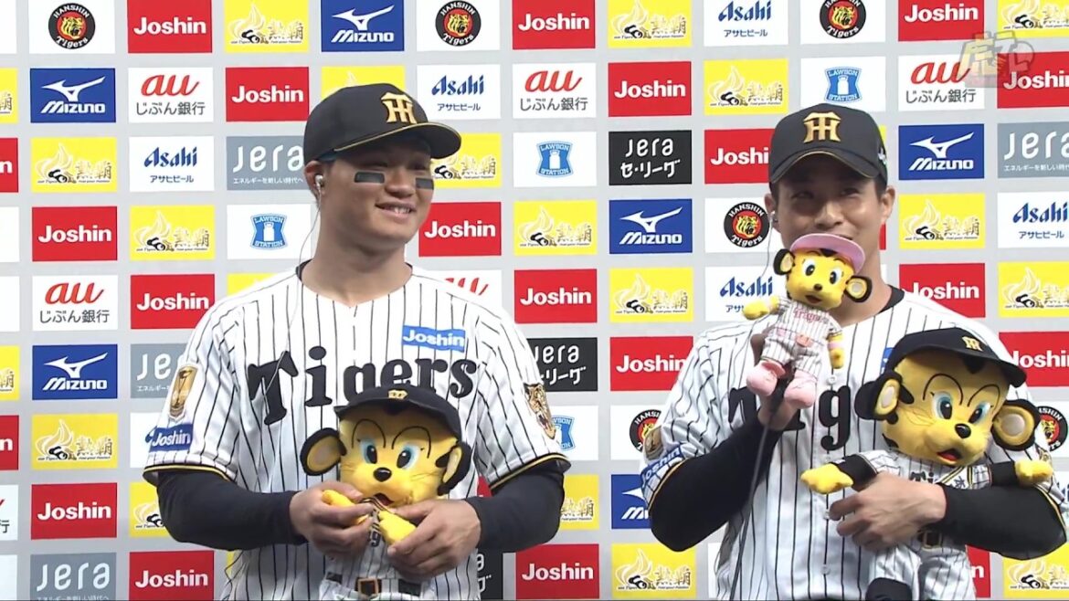 【#森下翔太 選手、#木浪聖也 選手のヒーローインタビュー、#藤川球児 監督インタビュー】 4月18日(土) 阪神vs中日（甲子園）