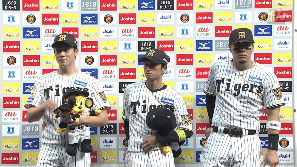 【#湯浅京己 選手、#近本光司 選手、#佐藤輝明 選手のヒーローインタビュー、#藤川球児 監督インタビュー】 4月19日(日) 阪神vs中日（甲子園）