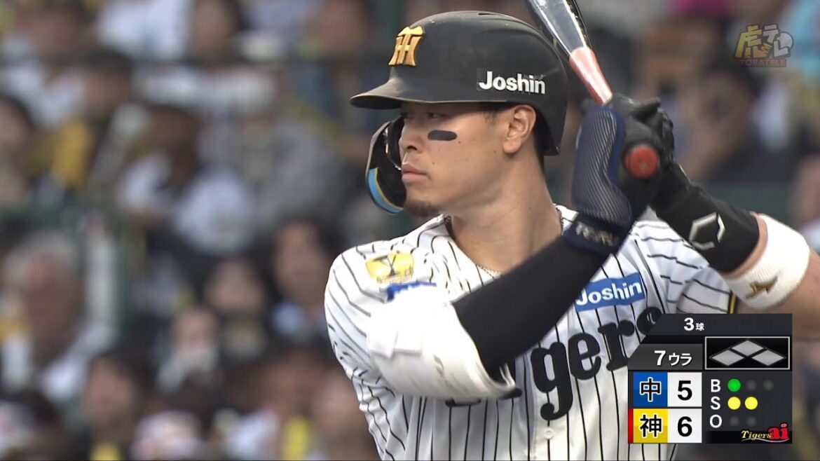 【カイリキ】7回裏、 #佐藤輝明 選手のセンターバックスクリーン一直線！第5号ソロホームラン！！【2026/4/19 Ｔ－Ｄ】