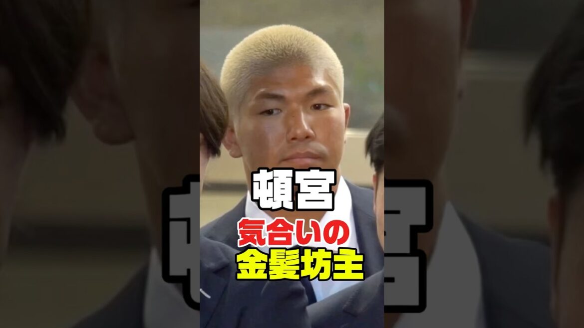 オリックス　頓宮裕真、気合の金髪で宮崎入り　オリックスバファローズ　プロ野球　パリーグ　#オリックスバファローズ #オリックス #プロ野球 #野球 #baseball #パリーグ