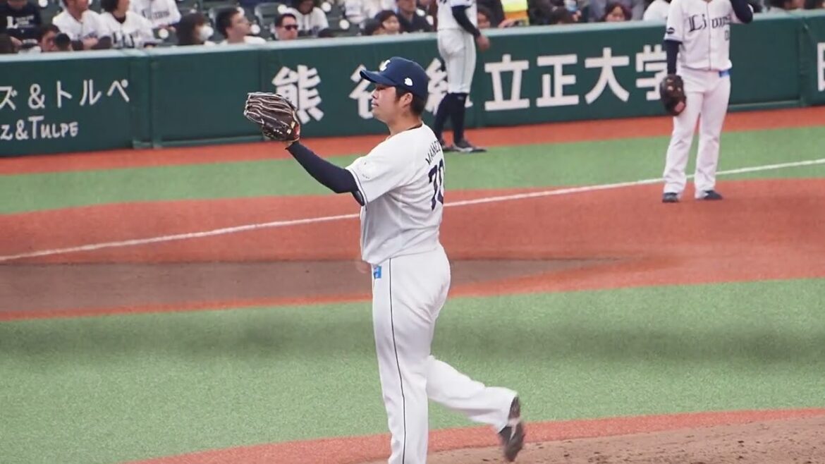 2026.03.29 埼玉西武-中日 #豆田泰志 投球練習 (ベルーナドーム)