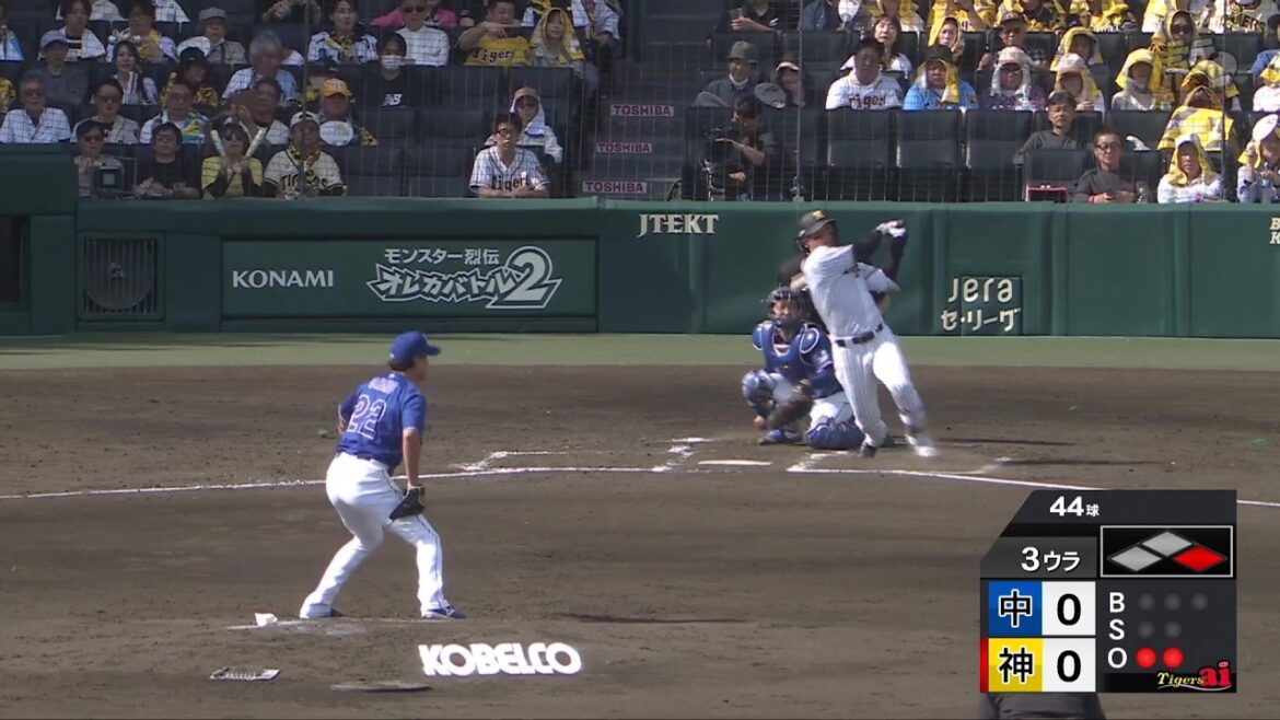【翔太の破壊力】3回裏、ピンチの後にチャンスあり！ #森下翔太 選手がレフト線先制タイムリーツーベースヒット！【2026/4/18 Ｔ－Ｄ】