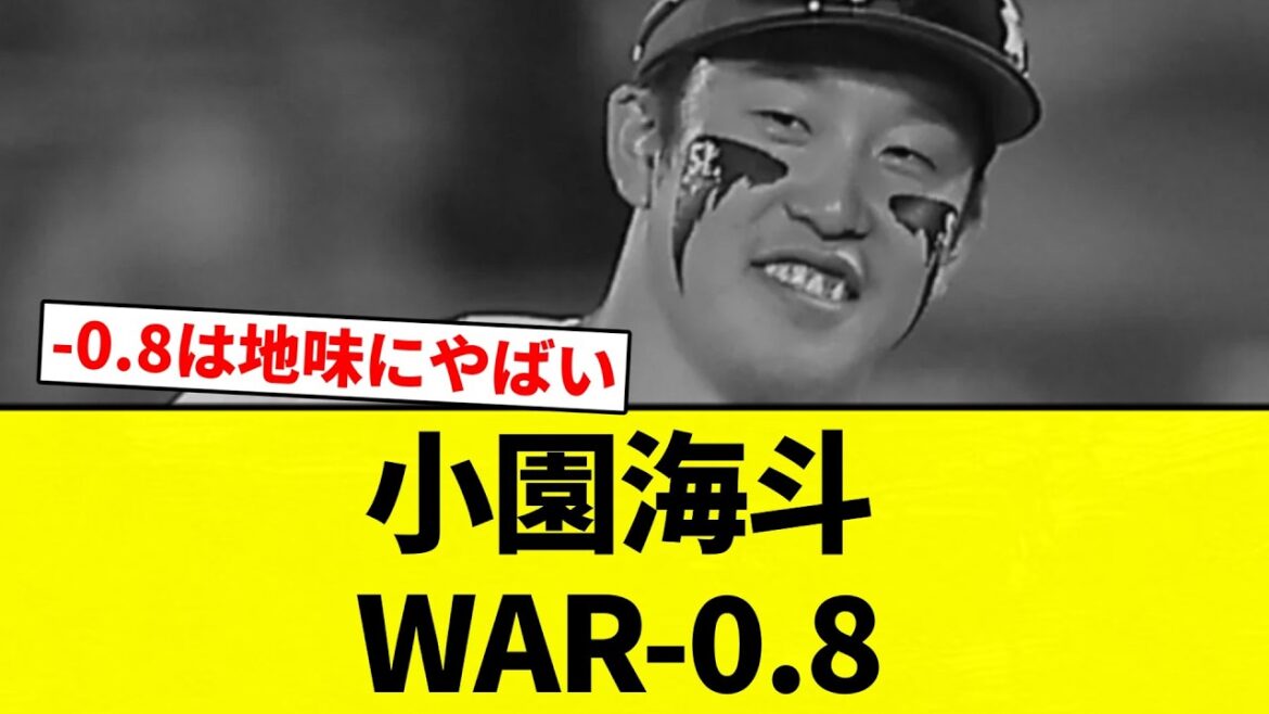【ええ...】小園海斗　WARー0.8【プロ野球反応集】【2chスレ】【なんG】