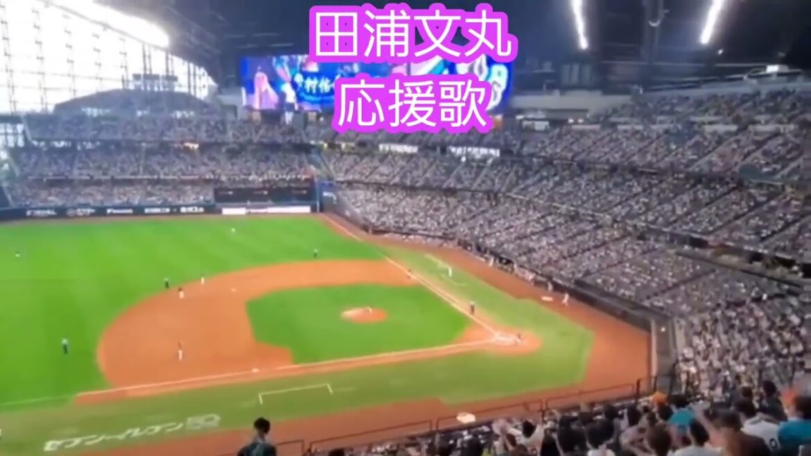 20230805　ｴｽｺﾝFに響く【田浦文丸 投手応援歌】　8回ｳﾗ　福岡ｿﾌﾄﾊﾞﾝｸﾎｰｸｽ@ｴｽｺﾝﾌｨｰﾙﾄﾞHOKKAIDO･内野3塁側