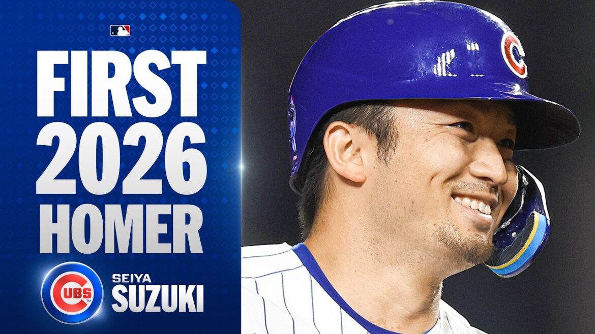 Seiya Suzuki's first MLB home run for the Cubs in 2026! | MLB Highlights 鈴木誠也ハイライト