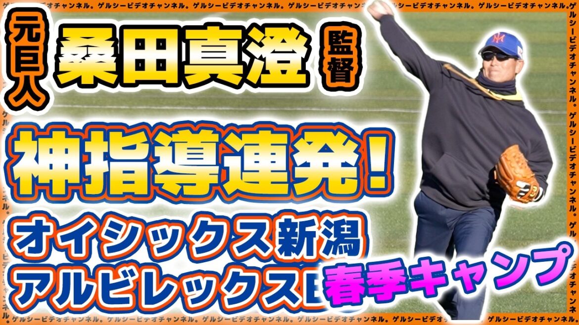 【プロ野球ニュース】巨人を退団した桑田真澄氏がオイシックス新潟で神指導連発！井口和朋・渡邉諒・松山竜平選手も参加の春季キャンプ