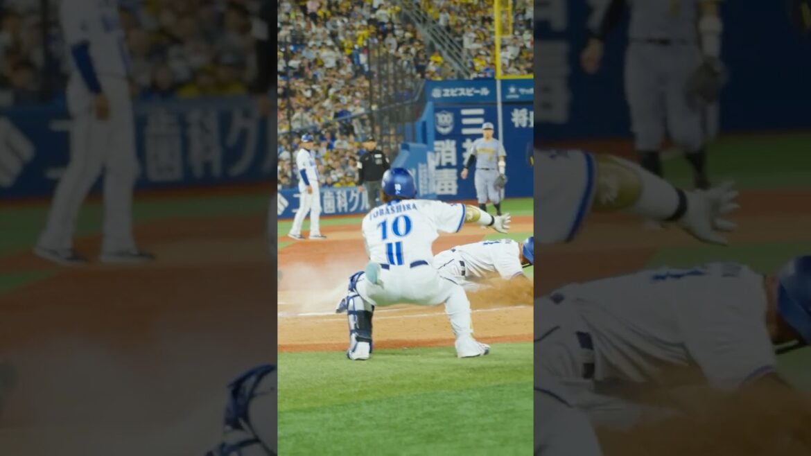 蝦名達夫、勝ち越しを決めた神走塁！