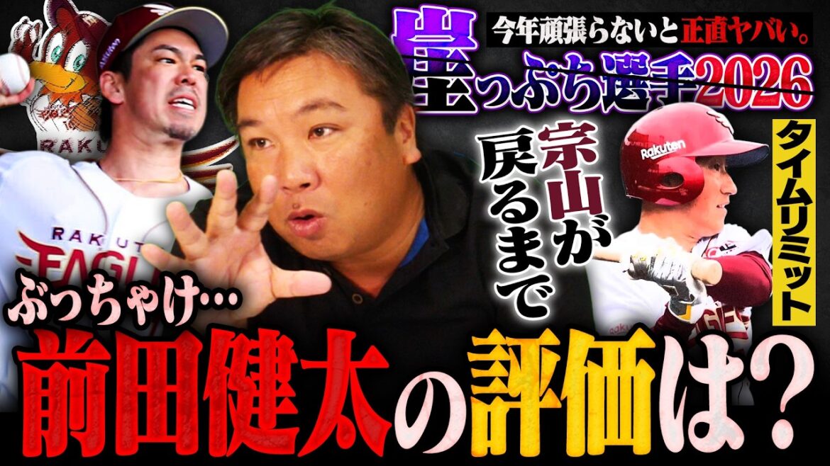 【楽天崖っぷち選手】『正直マエケンは…』里崎評価は？小深田が大チャンス！宗山が戻るまでが勝負！チームの命運も握っている早川と藤井は今季活躍できるのか【楽天編】