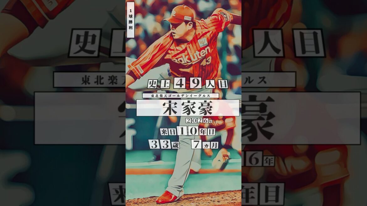 【宋家豪】直近の1球勝利 達成者まとめ【プロ野球】