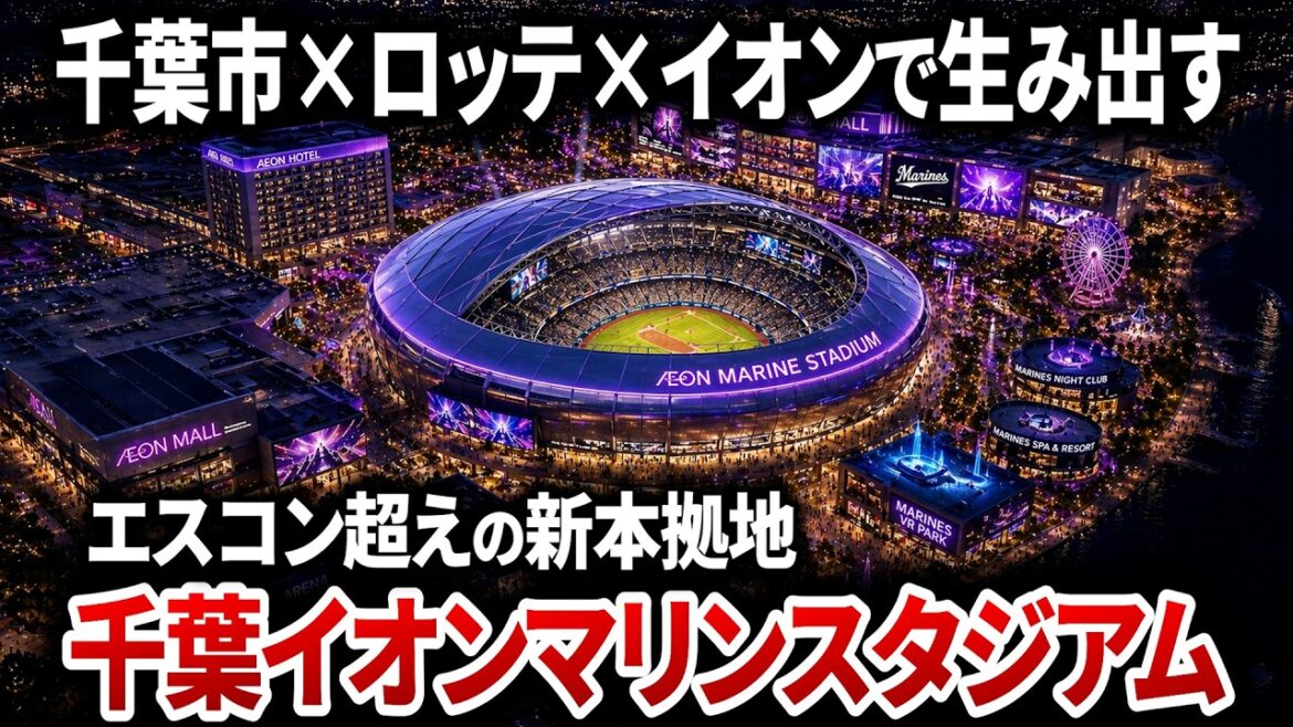 【ロッテ新球場構想に新たな動き】2034年完成予定の大プロジェクト千葉ロッテマリーンズ新本拠地の行方は