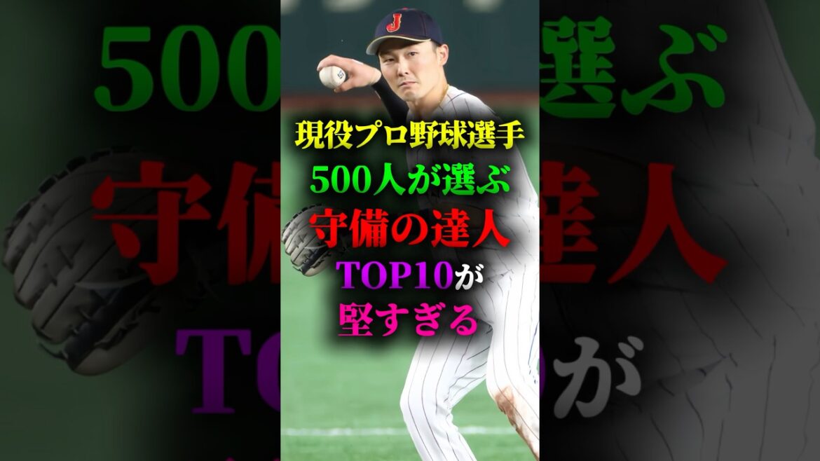 現役プロ野球選手が選ぶ守備の達人TOP10が堅すぎる #プロ野球 #野球 #npb