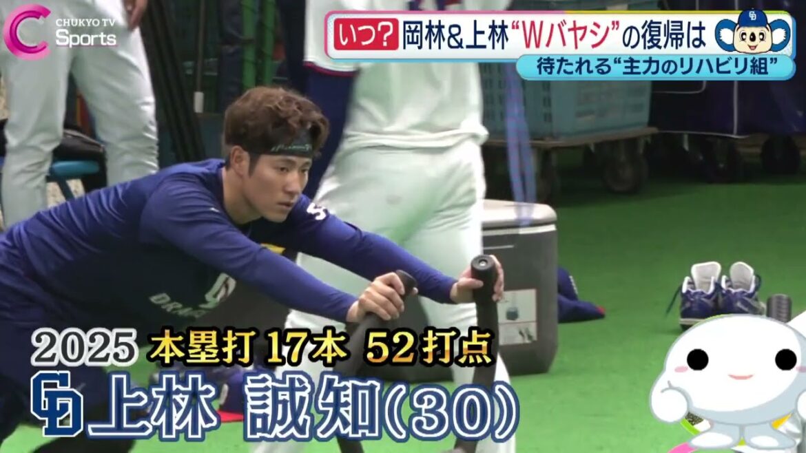 【Ｗバヤシ復帰はいつ？】ドラゴンズ 岡林＆上林　待たれる主力のリハビリ組｜2026/4/21放送