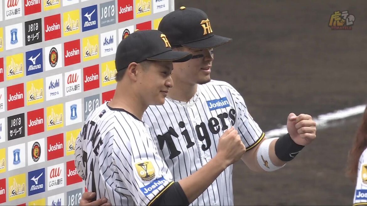 【#大竹耕太郎 選手、#佐藤輝明 選手のヒーローインタビュー、#藤川球児 監督インタビュー】 4月26日(日) 阪神vs広島（甲子園）