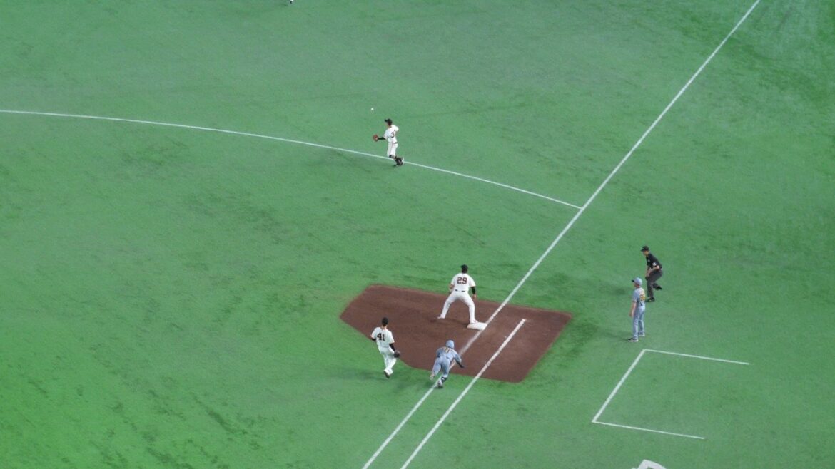 阪神 木浪聖也 2点勝ち越しタイムリー内野安打　巨人 vs 阪神　2026年3月29日(日)　東京ドーム