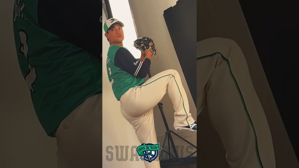 2026TOKYO燕プロジェクトユニホーム選手ビジュアル撮影の裏側に密着！東京ヤクルトスワローズ #swallows #燕プロジェクト #shorts
