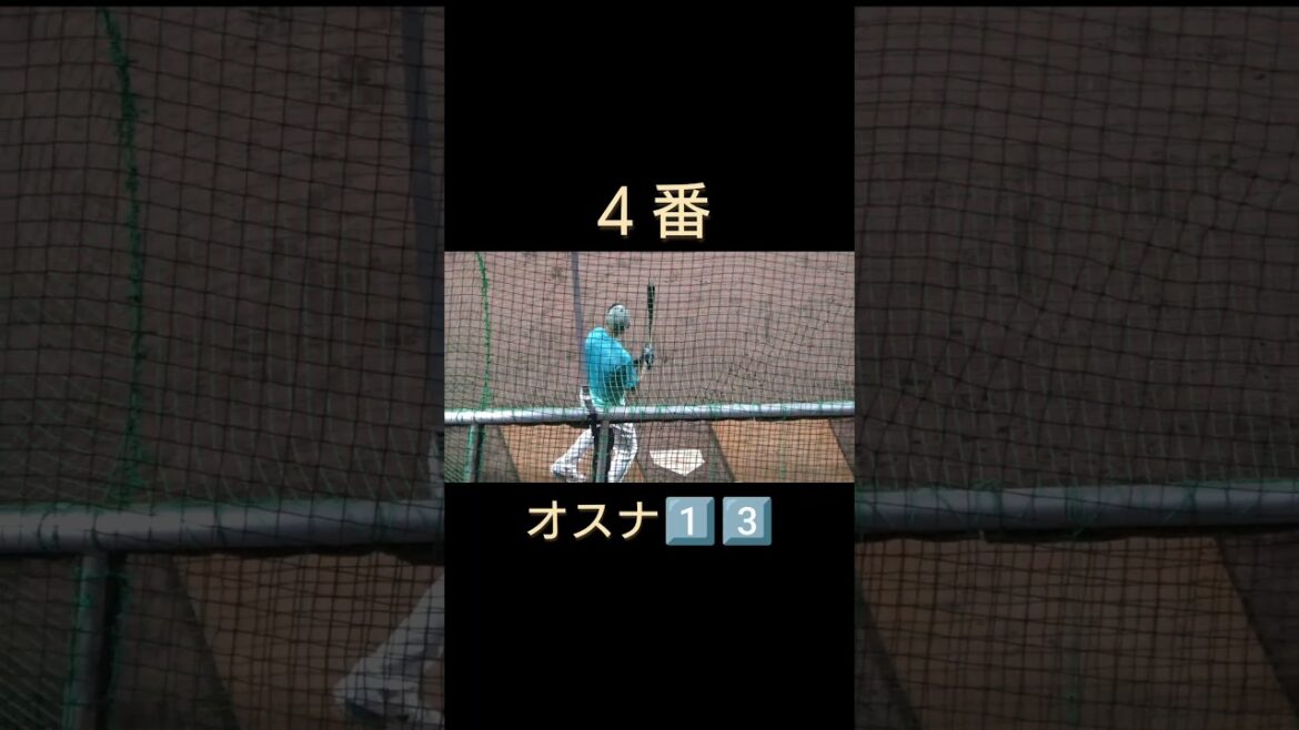 #オスナ 　#4番 　 #東京ヤクルトスワローズ 　 #燕心全開 　#燕征 　#応燕 　#shorts   #swallows   #バンテリンドーム 　#バッティング練習