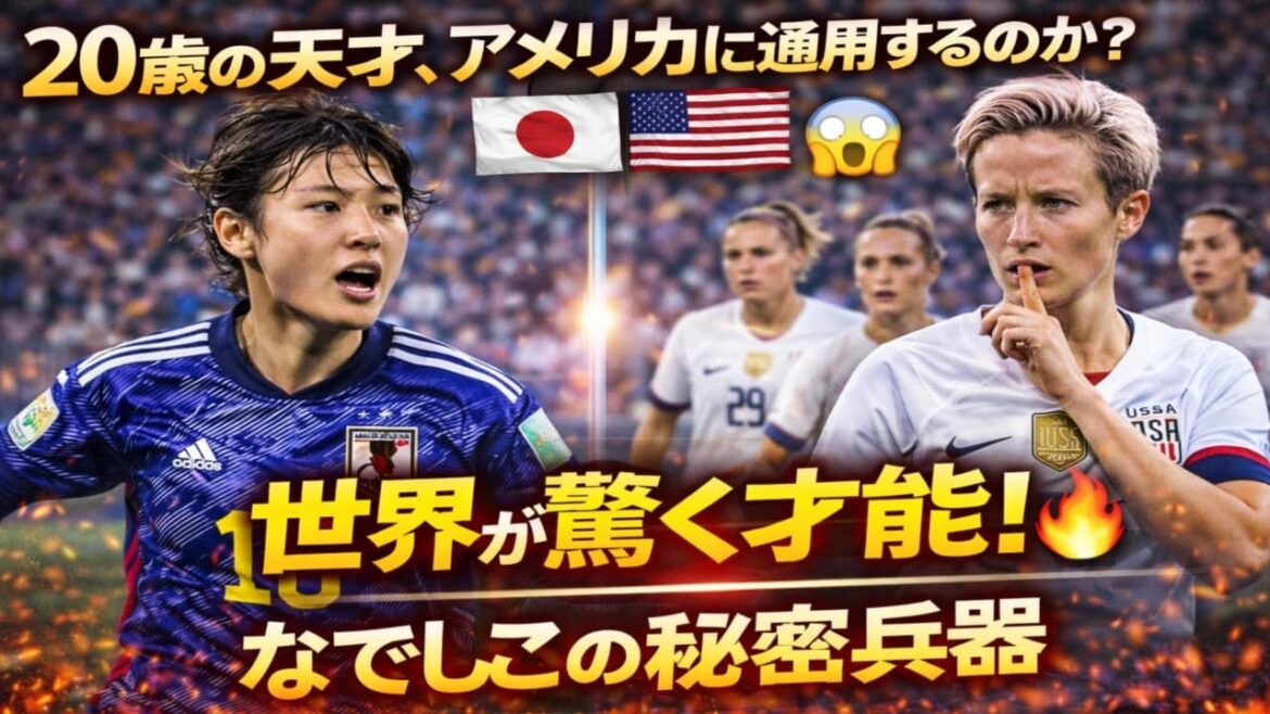 【戦術分析】長谷川唯×谷川萌々子の中盤支配！なでしこジャパン最強布陣でアメリカ戦へ