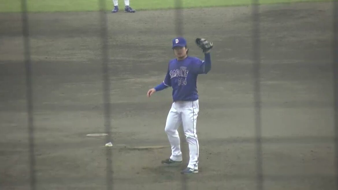 中日ドラゴンズ 森博人投手 投球練習 2026/4/22 ちゅーるスタジアム