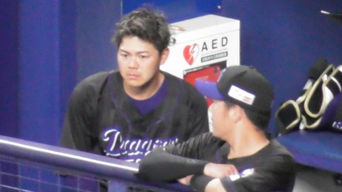 昨年左肘を大怪我した高橋周平  川越誠司の怪我を自分の事のように木下と共に心配する　中日ドラゴンズVS東京ヤクルトスワローズ　2026/04/26