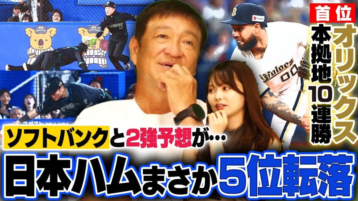 【パ•リーグ考察】日本ハム3連敗で今季ワースト借金3…首位オリックスとの違いとは⁉︎下位の西武ロッテの課題についても語ります‼︎