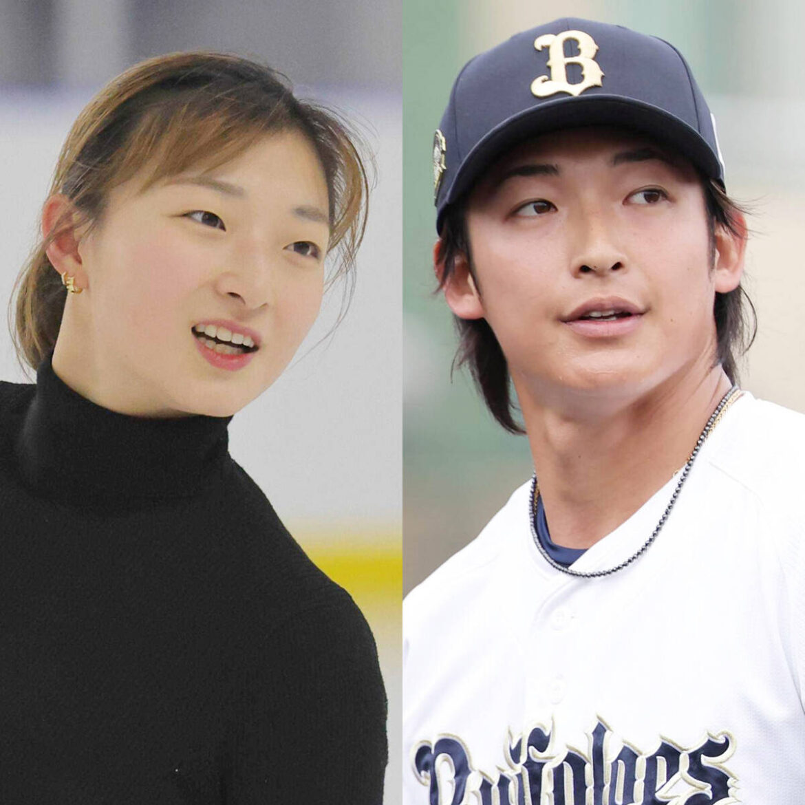 Do they look alike? Sakamoto Kaori (left) and Yamazaki Soichiro