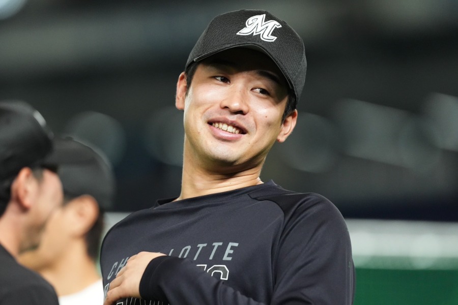 “帰ってきた”侍右腕が「ものが違うわ」 KKKKKK…並べた数字に騒然「エグすぎる」 | Full-Count ロッテ・種市篤暉【写真:小林靖】