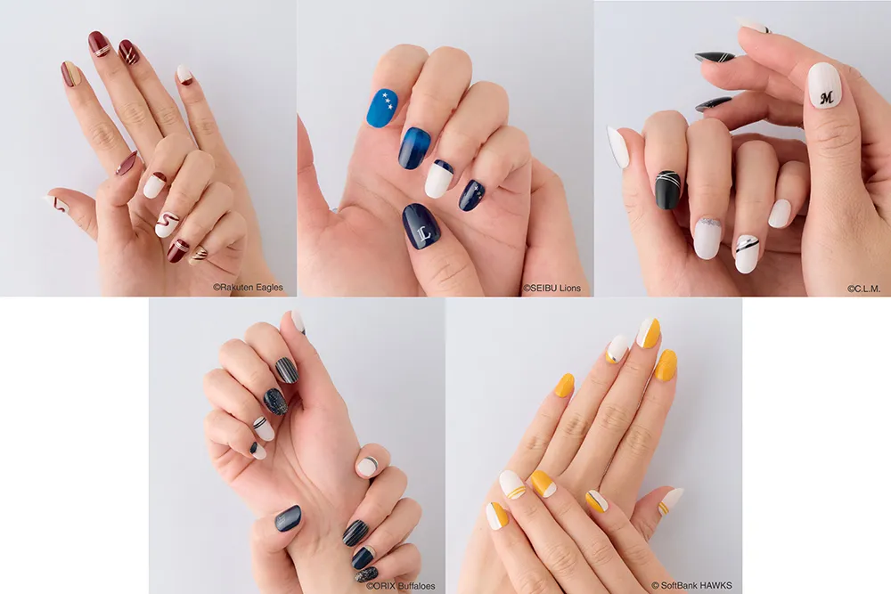 「muw maze gel nail パ・リーグ6球団コレクション」