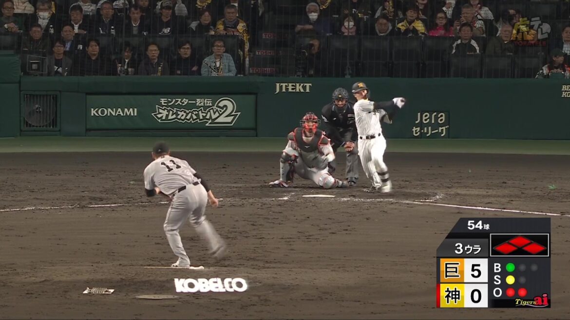 【反撃】3回裏、二死満塁のチャンスで #坂本誠志郎 選手のレフト2点タイムリーヒット！【2026/5/1 Ｔ－Ｇ 】