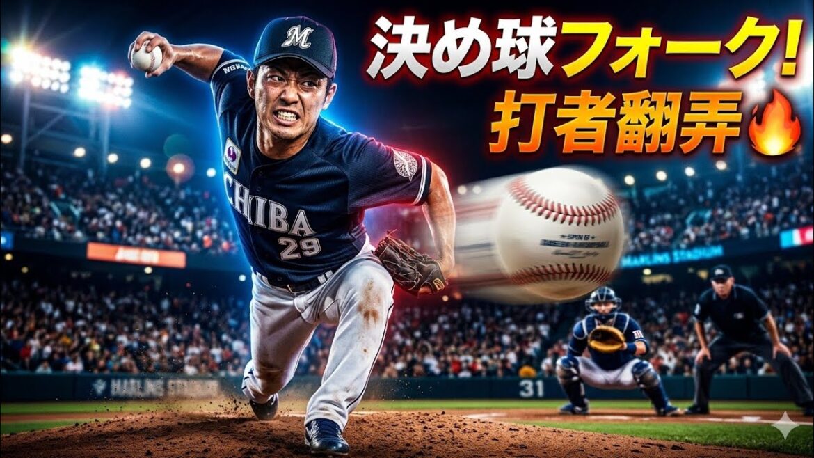 ロッテ西野勇士フォークで仕留める投球術　シュート＆スライダーで打者翻弄#西野勇士#ロッテ#千葉ロッテマリーンズ#NPB#プロ野球#ピッチャー#フォークボール#野球分析#Baseball#NPBニュース
