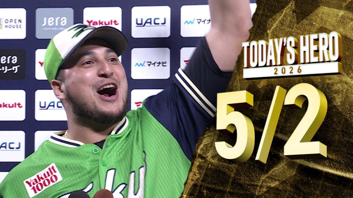 【ヒーローインタビュー】キハダ選手、来日初勝利！ 5月2日 東京ヤクルトスワローズvs横浜DeNAベイスターズ（神宮球場）