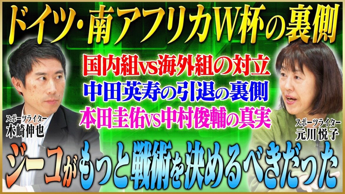 【W杯ヒストリー】木崎＆元川が語るドイツW杯・南アフリカW杯 【中田英寿・中村俊輔・本田圭佑】
