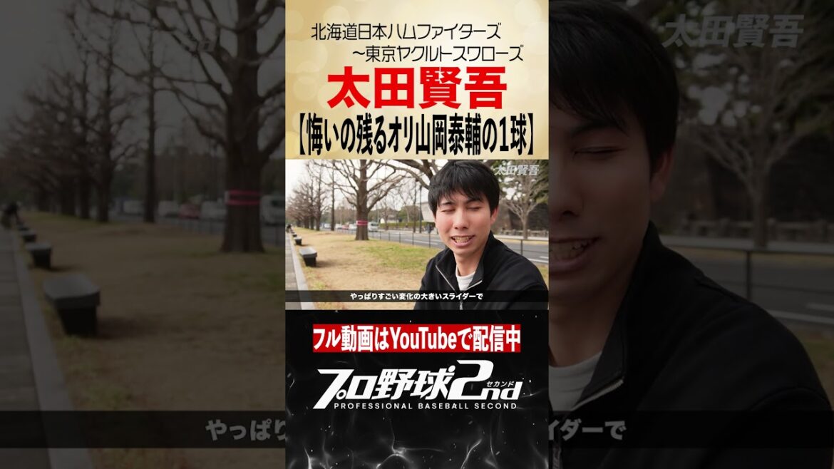 野球人生の暗転…山岡泰輔の１球｜太田賢吾のプロ野球人生（北海道日本ハムファイターズ〜東京ヤクルトスワローズ）