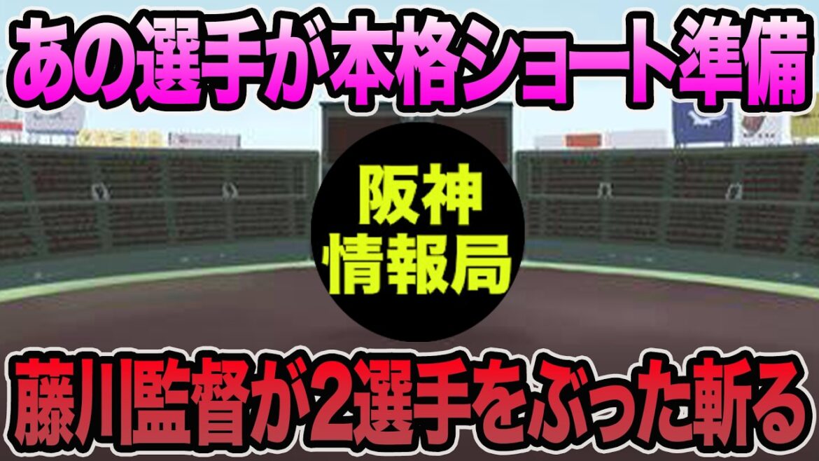 【あの選手が本格ショート準備へ..】藤川監督が2選手を完全バッサリ.. 投手陣が流石に悲惨な事に【阪神タイガース】