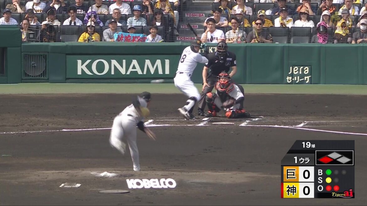 【先制打】1回裏、#佐藤輝明 選手のレフト線タイムリーツーベースヒットで先制点！【2026/5/2 Ｔ－Ｇ】